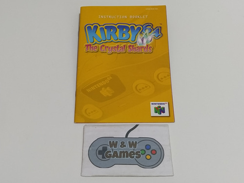 Manual Nintendo 64 - Kirby 64 The Crystal Shards