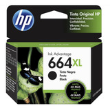 Hp Cartucho De Tinta 664xl F6v31al Negro Alto Rendimiento