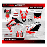 Kit Calcos Gráfica Honda Crf 250/450r - 2013/17