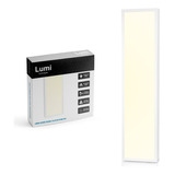 Luminario Painel Plafon 300x1200 Super Led Sobrepor 80w Bivolt Branco Neutro Lumi 1ª Linha