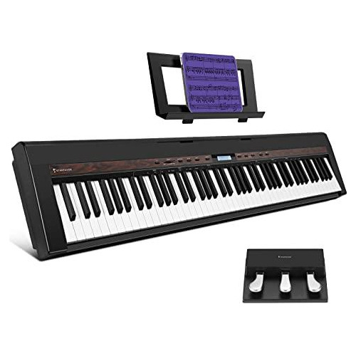 Piano Digital Starfavor Sp-150w De 88 Teclas Ponderado Con