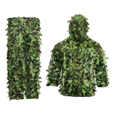 Traje De Camuflaje Bionic Leaves, Traje De Caza Ghillie 2 | Meses sin interés