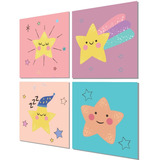 Cuadros Decorativos Niños, Bebes, Infantil, Motivo Estrellas