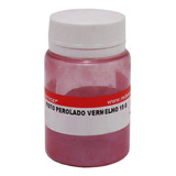 Pigmento Vermelho Perolado Para Resinas E Plastisol 15g