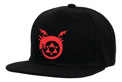  Gorra Plana Snapback - Full Metal Alchemist - Logo - Anime