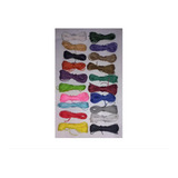 Pack 20 Colores Hilo Encerado Macramé 10 Metros Por Color