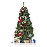 Arbol De Navidad Home Sale 2.10cm Luces Opt 1250 Ramas Verde