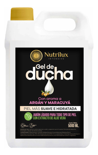 Gel De Ducha X 5 Litros Luxury Envíos Humectante Uso Diario