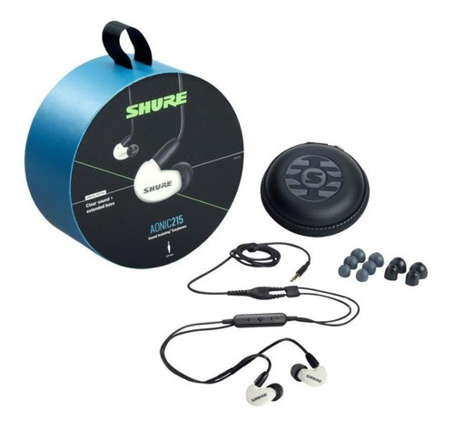 Shure Aonic 215 Auriculares In-ear Alambricos Blanco Color Blanco