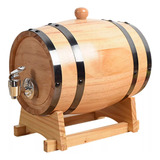 ' Barril De Vino Retro Con Barril De Vino De Roble Grifo