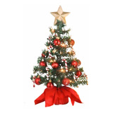 Pinheiro Pequeno Completa Enfeite Árvore Natal 60cm + Brinde