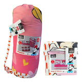 Pack Plumón Relleno + Sábana Mf 2 Plazas Minnie Living