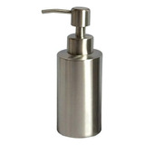 Dispenser Jabón Liquido Alcohol Detergente Acero Inox 250 Ml Color Plateado