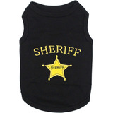 Camiseta Parisina Para Perro Sheriff Pet, M