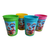 Vasos Plásticos Souvenir Infantil Con Temática (10 Unid)