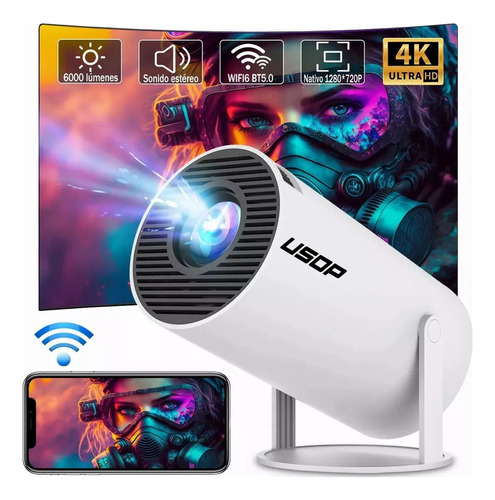 Proyector Profesional 4k Hd Android Wifi Led 1080p Hy300