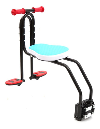 Silla Auxiliar Para Bicicleta Asiento De Niño Celeste