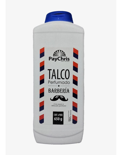 Talco Perfumado Para Barberia 650g Suave Y Delicado Perfume