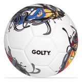 Balon De Futbol Golty Competencia Spiderman No.4-blanco