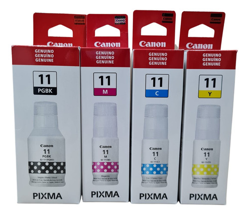 Kit 4 Tintas Para Canon Pixma G2160 G3160 G3170 G4170 G2170