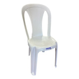 Kit 12 Cadeiras Plástica Branca Bistrô Até 182kg Resistente