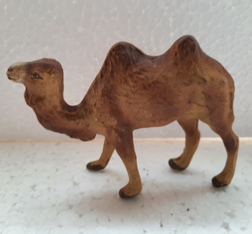 B. Antigo - Camelo Em Papel Machê Figura De Presépio Cm2
