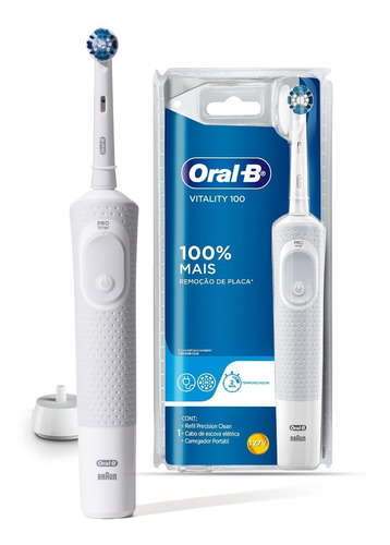 Escova Dental Elétrica Vitality Precision Clean 127v Oral-b