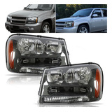 Pair Headlight Fit For 2002-2009 Chevy Trailblazer Left  Yyc