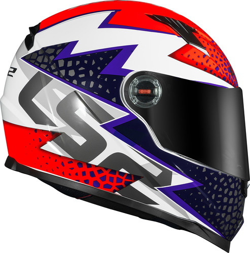 Capacete Ls2 Ff358 Ultra Vermelho Top Mais Vendido Ls2