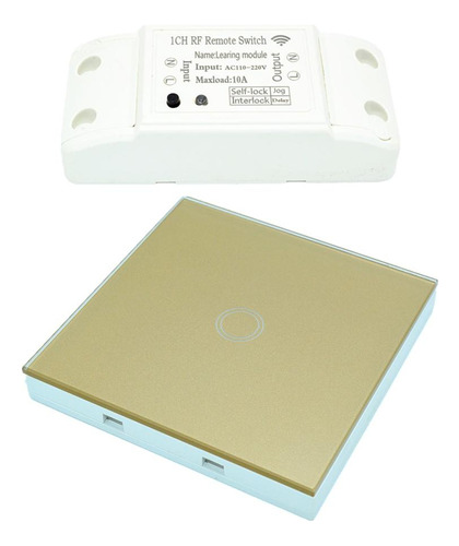 Interruptor De Telemando Inalámbrico 433mhz Con Receptor