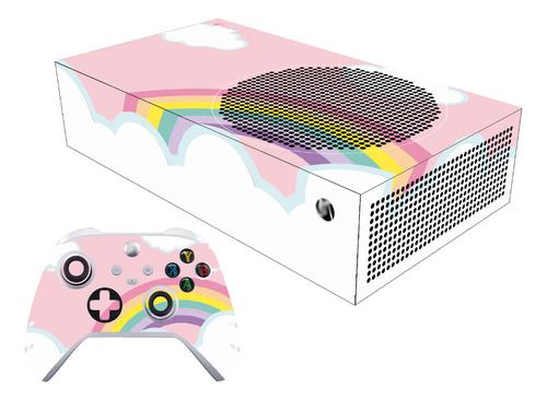 Skin Arcoiris Para Xbox Series S Set Stickers