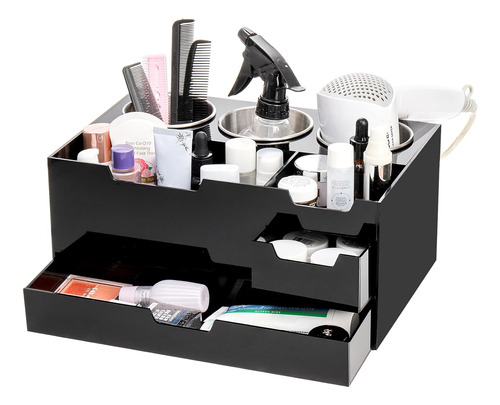 Hiceeden Organizador De Herramientas De Pelo Negro, Soporte