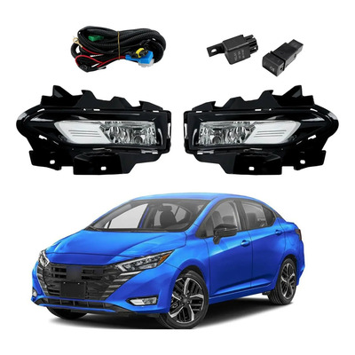 Kit Faros Niebla Arnés Y Focos Para Nissan Versa 2023-2025