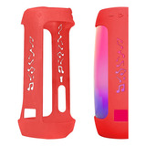 Funda De Silicona Para Altavoz Jbl Pulse 4 Impermeable-roja