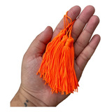 100 Franja Pingente Tassel Seda 8cm- Escolha A Cor