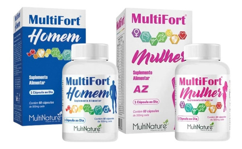 Suplemento Multivitamínicos Homem + Mulher Mais Disposição