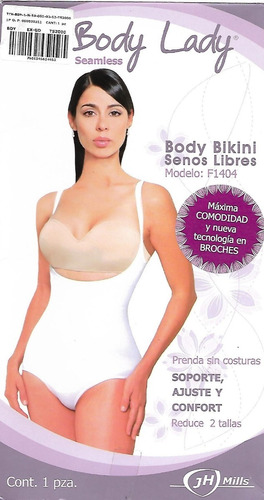 Fajas Body Lady Body Bikini Senos Libres 1404 Tda 
