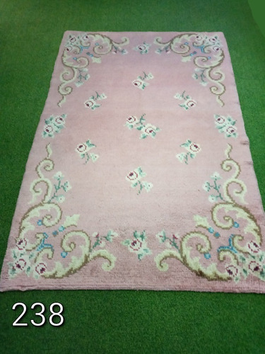 Alfombra Artesana Rosa. #238