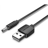 Cabo Energia Usb A Para Dc 3,5mm Som Tv Box Fonte 1m Vention