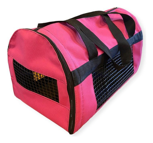 Bolso Transportador Perro Gato Mediano C/aro Medida 45x27x25