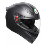 Casco Agv K1 Negro Mate Deportivo Diseño Solid Tamaño Del Casco Ml