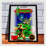 Quadro Decorativo Capa A4 25x33 Castlevania Nintendinho