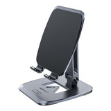 Soporte Para Celular Tablet Plegable De Metal Escritorio 