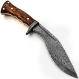 Cuchillo De Caza Acero Damasco Pal 2000 Knives Madera Rosa