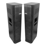 Caixa Line Array Vertical Ativa + Passiva 4x6 1200w 2 Caixas