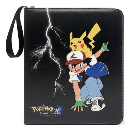 Album Pasta Fichario Para 400 Cards Pokemon Com Ziper Ash