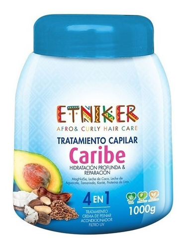 Tratamiento Capilar Caribe Etniket X 1000 - g a $32