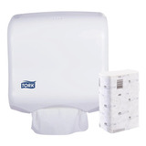 Dispensador Toalla Interfoliada Blanco Di55171 + Carga 