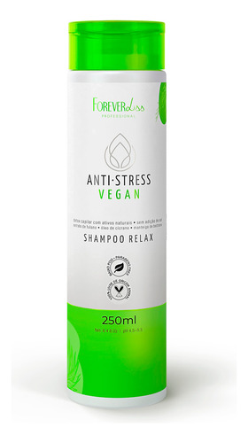  Shampoo Relax Anti-stress Vegan Forever Liss 250ml