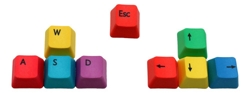 Pbt Keycaps Juego De Teclas De 9 Piezas Esc, Teclas De